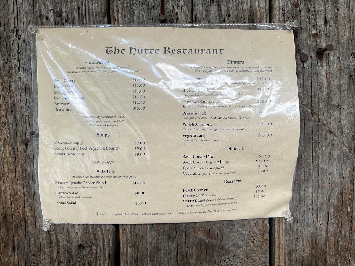 Menu The Hütte Restaurant-3